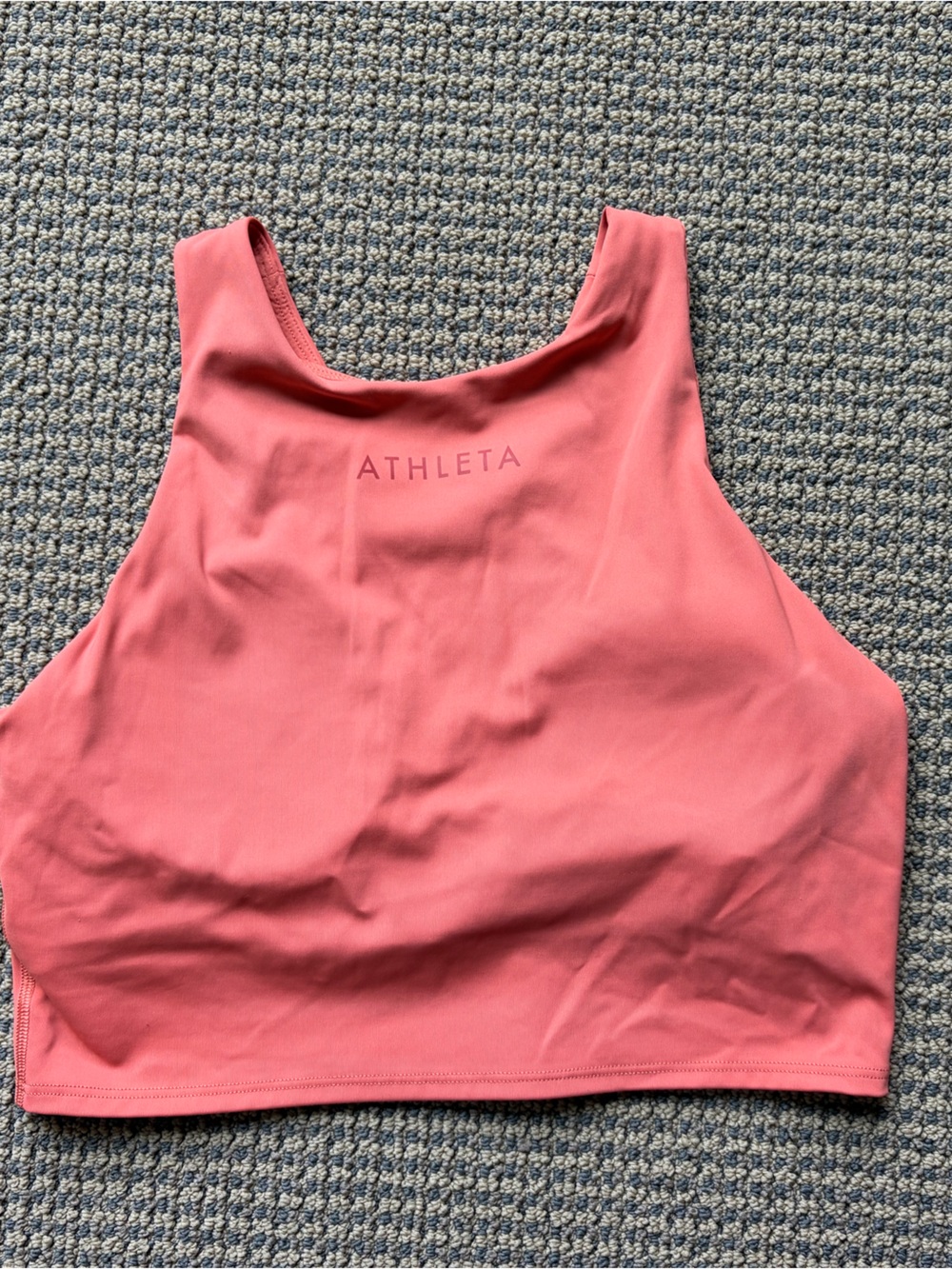 Athleta Salutation Racerback Crop Top Size M